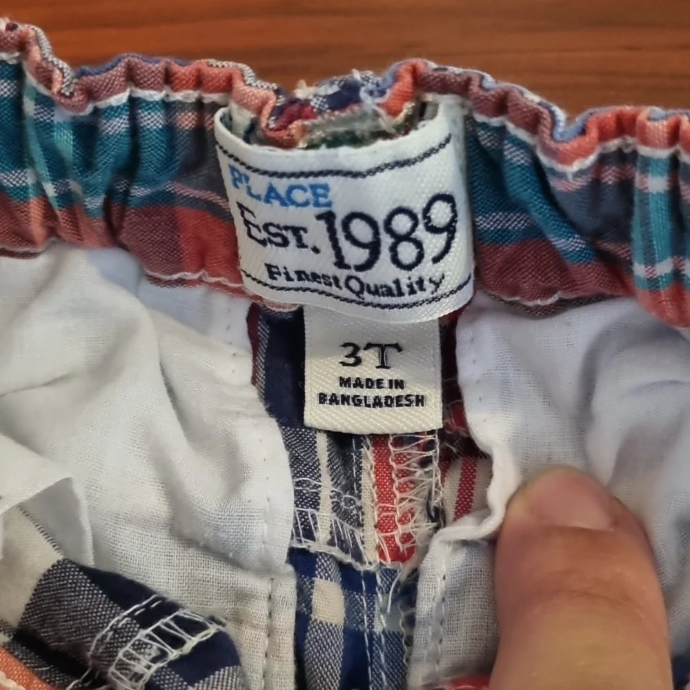 The Children's Place Shorts Plaid Size 3T